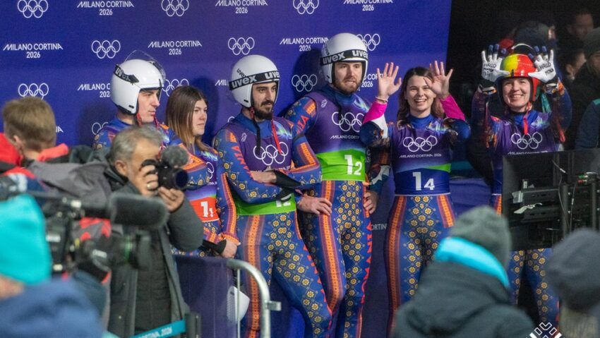 România, pe ultimul loc la ștafeta olimpică de sanie