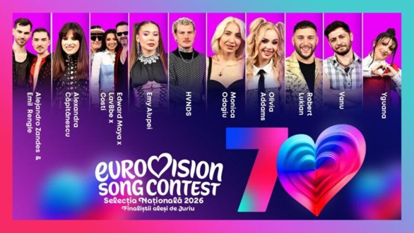 Au fost desemnați finaliștii Selecției Naționale pentru Eurovision Song Contest 2026