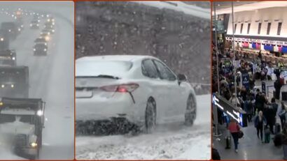 Furtună puternică pe coasta de est a SUA: sute de mii de locuințe fără curent