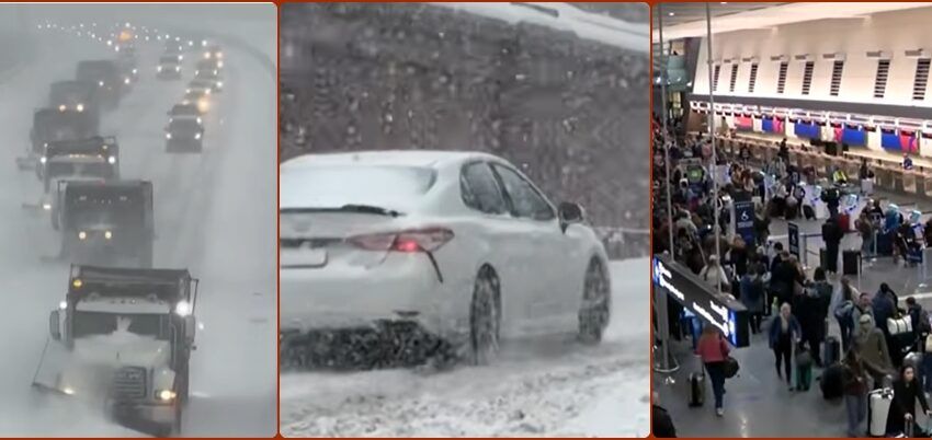 Furtună puternică pe coasta de est a SUA: sute de mii de locuințe fără curent