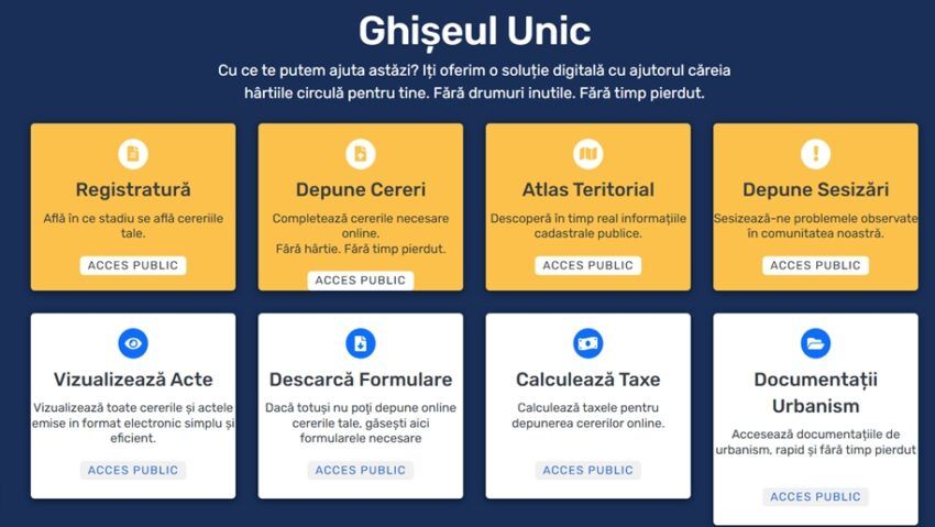 O singură platformă digitală pentru soluționarea actelor de urbanism