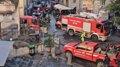 Incendiu devastator la Teatrul Sannazaro din Napoli