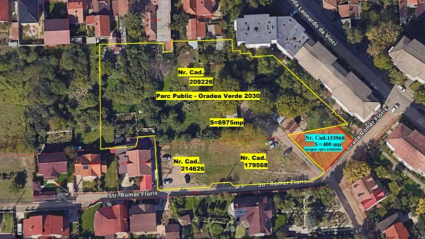 Spațiu abandonat, transformat în parc