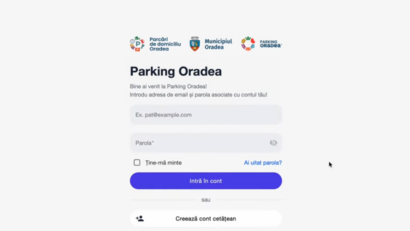 Se testează noua platformă online pentru parcările de domiciliu