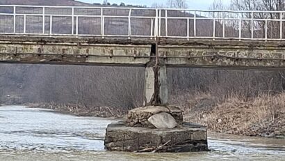 Restricții de circulație pe podul din Rogoz din cauza stării avansate de degradare