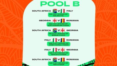 România a aflat ordinea jocurilor de la Cupa Mondială de Rugby de anul viitor