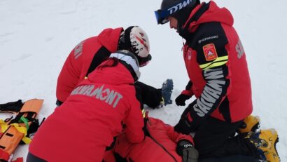 Accidente pe pârtii!