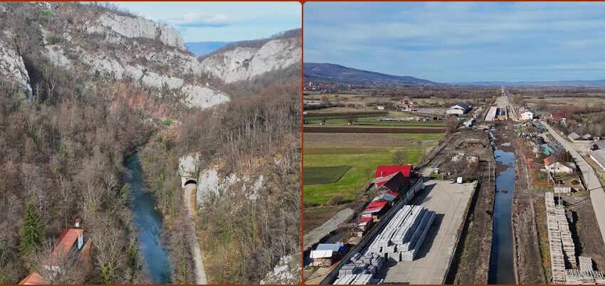 Ilie Bolojan, în control pe șantierul căii ferate Cluj–Oradea