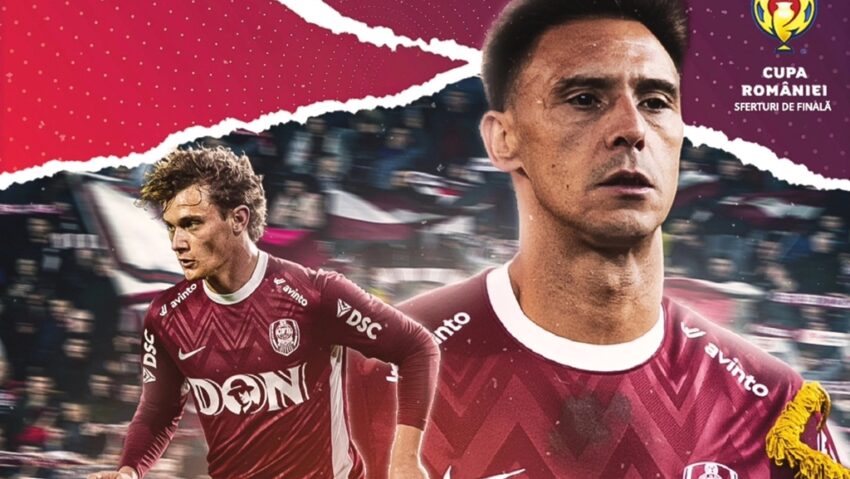 CFR Cluj joacă, azi, în sferturile Cupei României