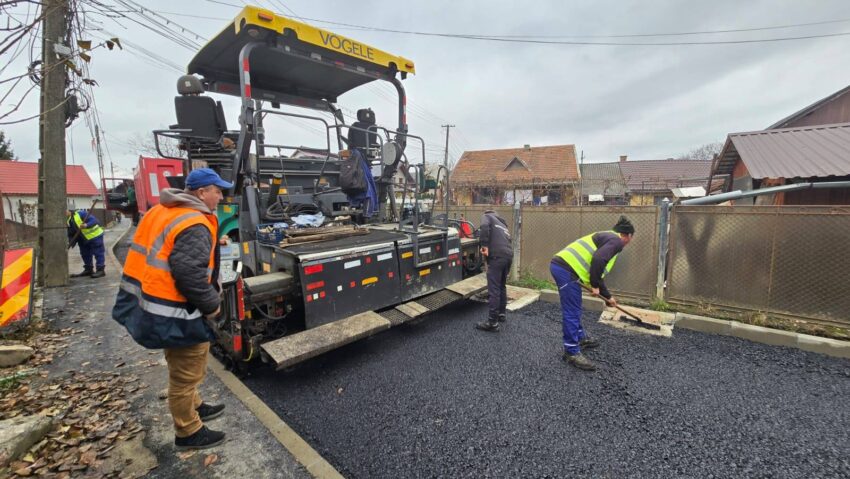 Lucrările de pe strada Corbului din Sighet impun restricții de trafic