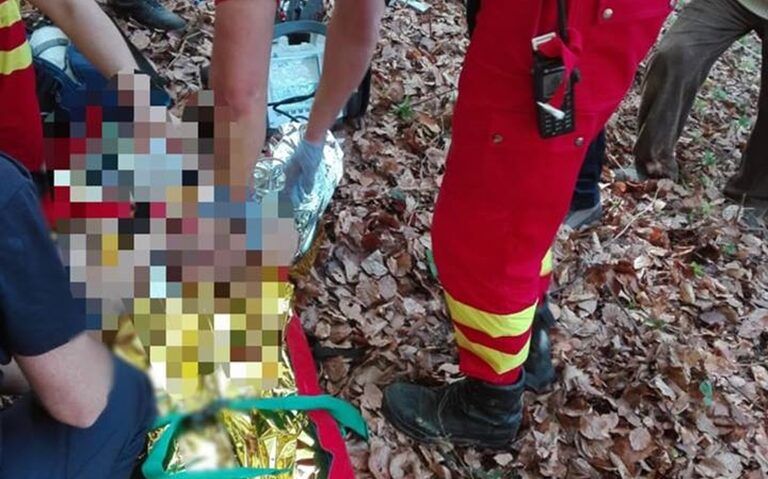 Tractor răsturnat, final tragic