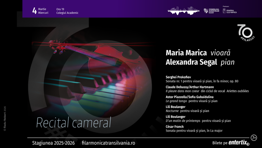 Recital cameral – Maria Marica și Alexandra Segal