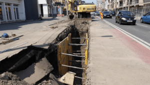 Lucrări la rețeaua de apă: restricții de trafic pe patru artere importante