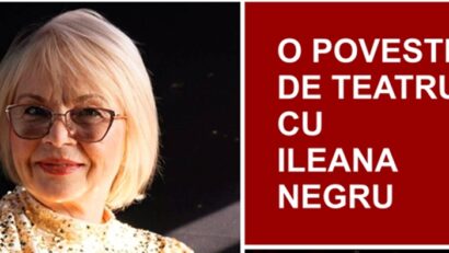 Actrița Ileana Negru, invitată la cea de-a noua ediție ”Față-Verso. O poveste de teatru”