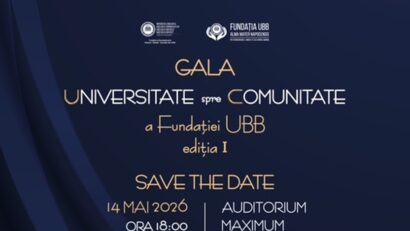 Gala ”UNIVERSITATE SPRE COMUNITATE” a Fundației UBB