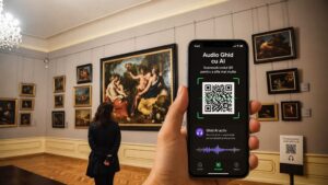 Audioghid cu inteligență artificială la muzeu