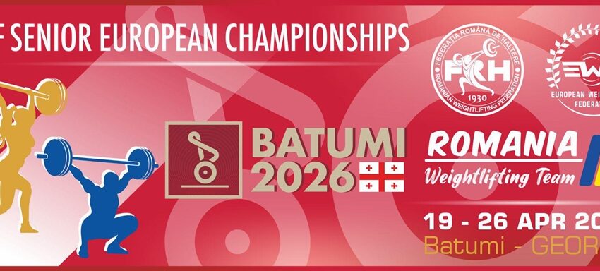 Obiectiv ambițios la Europenele de haltere