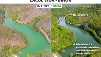 Lacul Vida, salvat printr-o investiție europeană