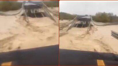 Prăbușirea podului și alunecările de teren blochează traficul în Molise