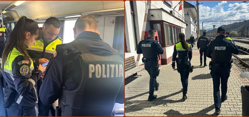 Controale în trenuri și stații; 4 minori dispăruți, găsiți de polițiști