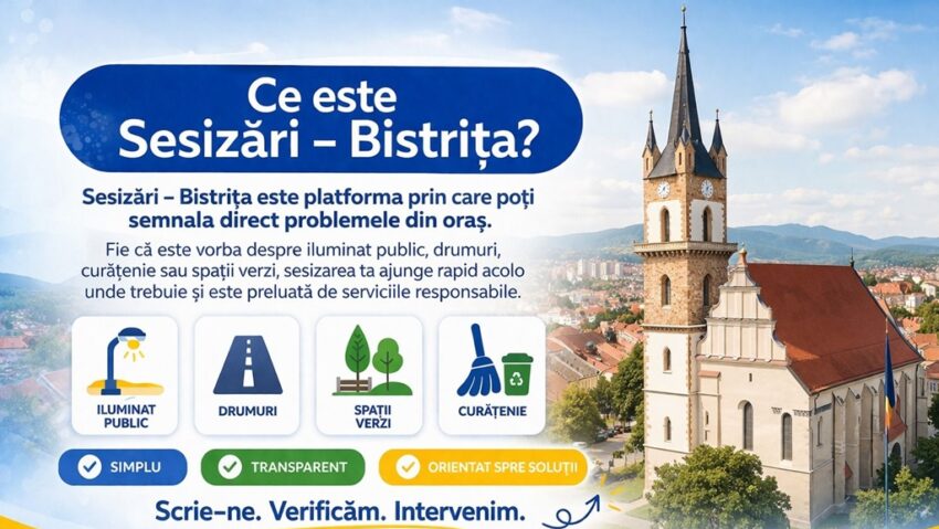 O nouă platformă unde pot fi semnalate problemele orașului
