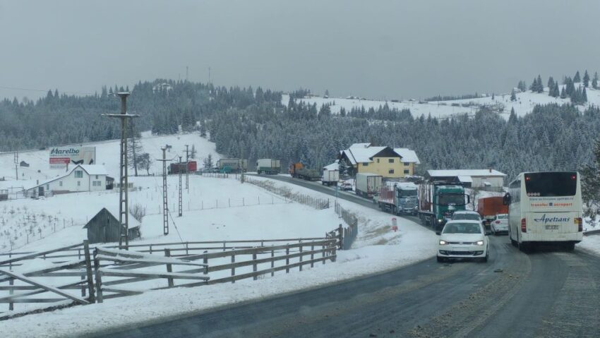 Ninge în Pasul Tihuța!