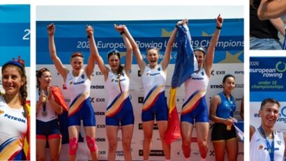 Tinerii canotori români strălucesc în Germania