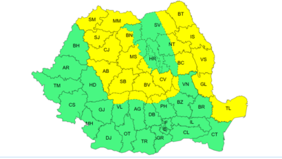 ANM avertizează: vânt puternic în toată țara
