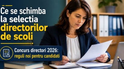 Dezbatere privind concursurile pentru directori și directori adjuncți în școli