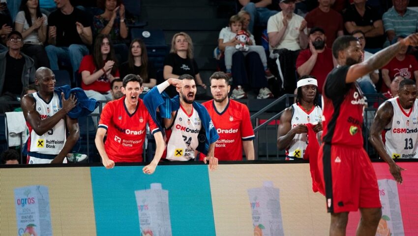 CSM Oradea a debutat cu dreptul în semifinalele Ligii Naționale de baschet masculin