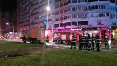 Dronă căzută pe un bloc din Galați