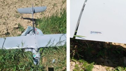 Anchetă după ce o dronă de mari dimensiuni a aterizat pe un câmp din Maramureș