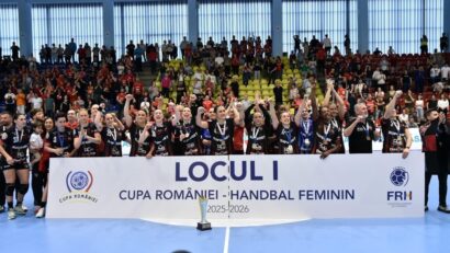 Gloria Bistrița a câștigat, în premieră, Cupa României la handbal feminin