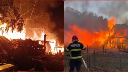 Două incendii în aceeași dimineață | VIDEO