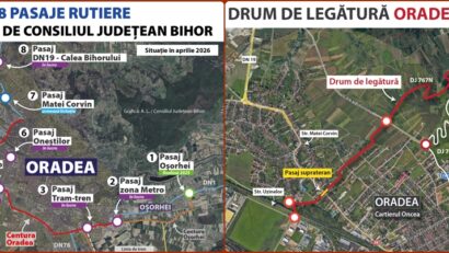 Al optulea pasaj rutier pentru Oradea