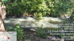 Alertă de poluare pe un curs de apă