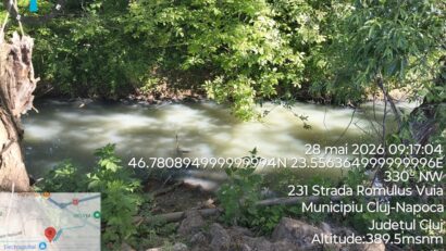 Alertă de poluare pe un curs de apă