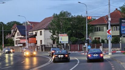 Un nou sistem radar a fost instalat într-o zonă cu trafic intens