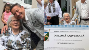 Comuna Prundu Bârgăului și-a sărbătorit centenara: Ioana Bondriș a împlinit 100 de ani