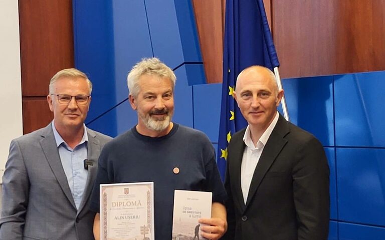 Alin Ușeriu, premiat pentru proiectul Via Transilvanica