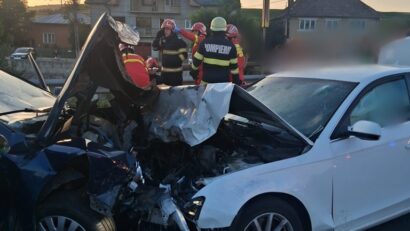 Coliziune violentă pe DN1C