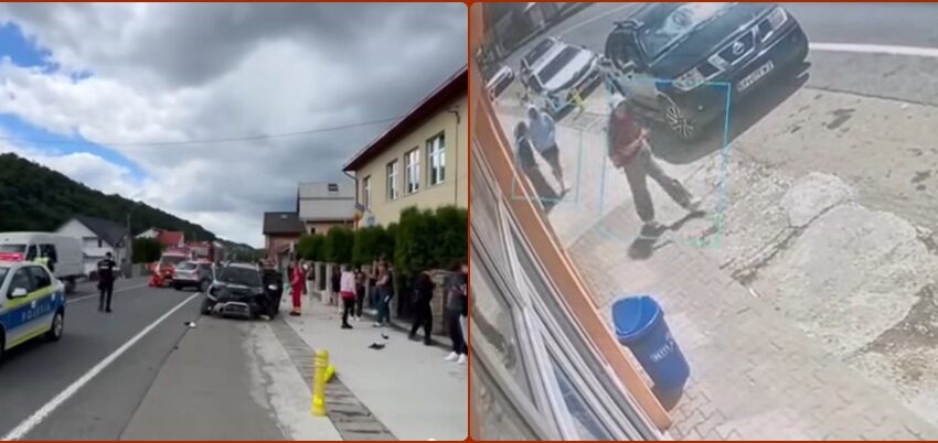 O fetiță lovită de mașină pe trotuarul din fața școlii a murit la ATI