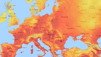 Val de căldură fără precedent în Europa