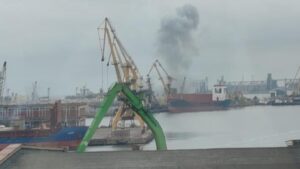 Explozie puternică în portul Constanța | UPDATE