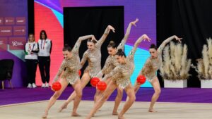 A doua zi de competiție la Cupa Mondială Challenge de gimnastică ritmică