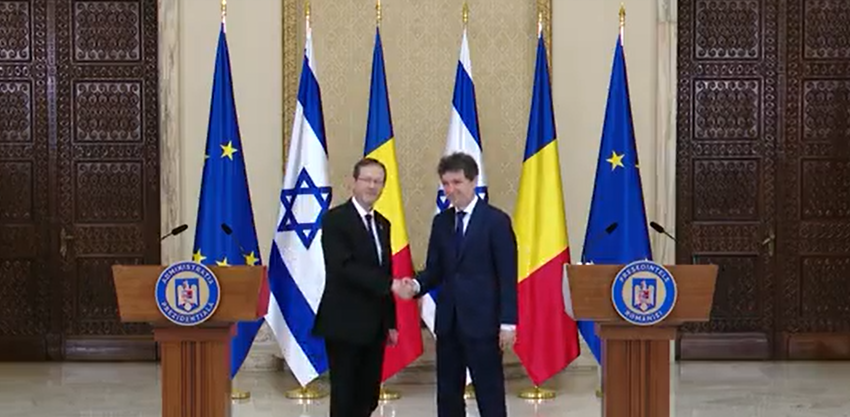 Vizită oficială a președintelui Israelului la București