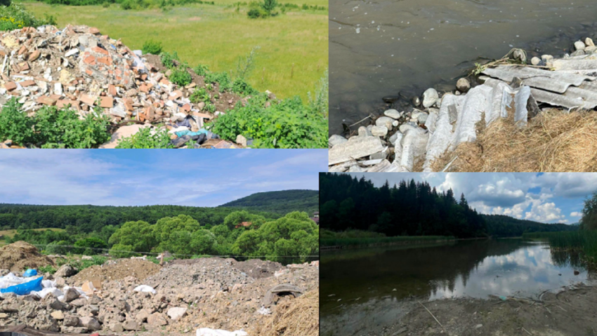 Ape poluate cu bună-știință: bombe ecologice și depozite clandestine de deșeuri!