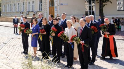 Preşedintele Nicuşor Dan se află în Ucraina