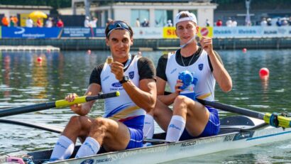Patrick Sebestyen și Eduard Moldovan au adus României o medalie de bronz la canotaj