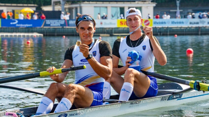 Patrick Sebestyen și Eduard Moldovan au adus României o medalie de bronz la canotaj